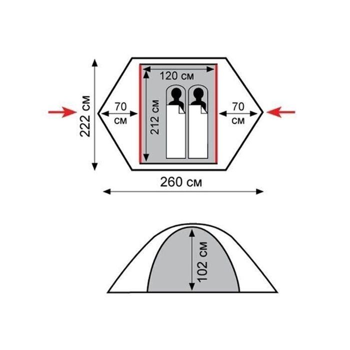 Намет Tramp Sarma v2 Green (UTRT-030-green) зображення 12