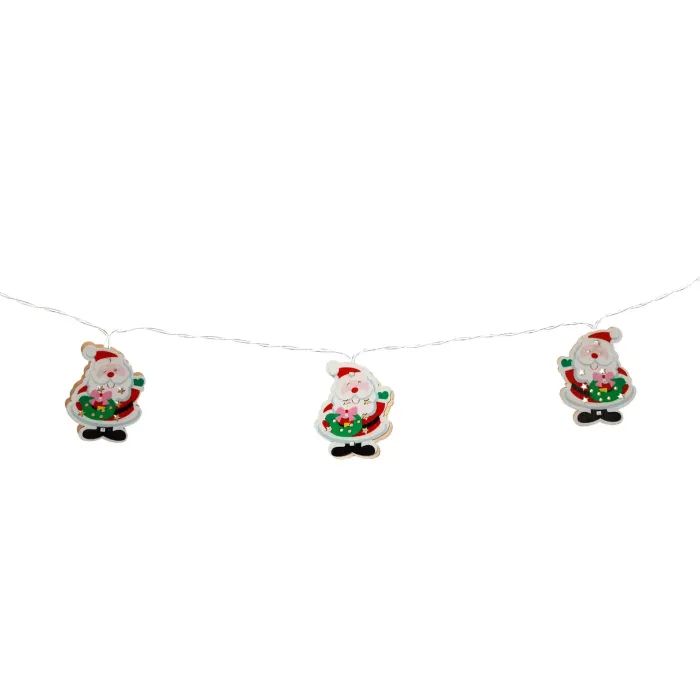 Гирлянда Chomik Санта-Клаус 1.65 м 10 LED Теплый белый (5900779854086)