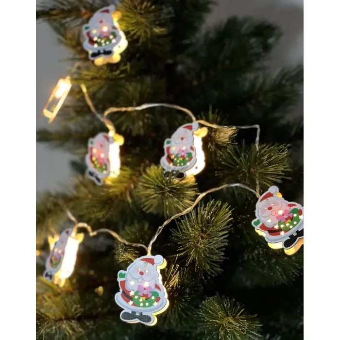 Гирлянда Chomik Санта-Клаус 1.65 м 10 LED Теплый белый (5900779854086) изображение 3