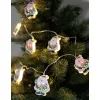 Гирлянда Chomik Санта-Клаус 1.65 м 10 LED Теплый белый (5900779854086) изображение 3