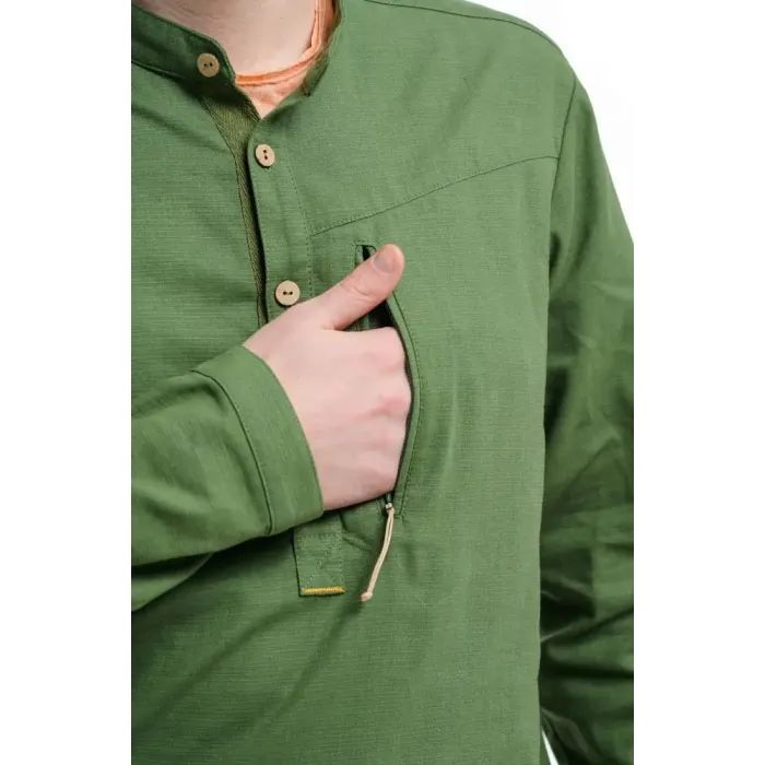 Сорочка Turbat Madeira Hemp Mns bronze green - S - зелений (012.004.4197) изображение 3