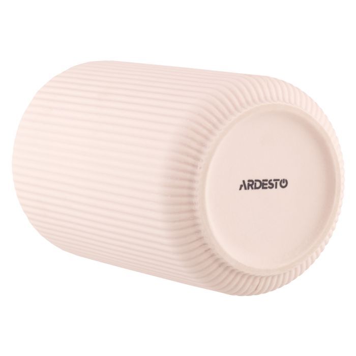 Ваза Ardesto Cremona, 10х15.1см, порцеляна, рожевий (AR3811P) зображення 5