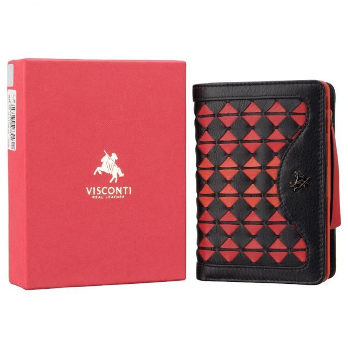 Гаманець Visconti BR75 Cecile Black/Cherry (BR75 BLK/CHERRY) зображення 7