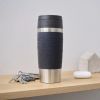 Термокружка Tefal Travel Mug Classic, 360мл, нержавіюча сталь, чорний (N2020210) зображення 11