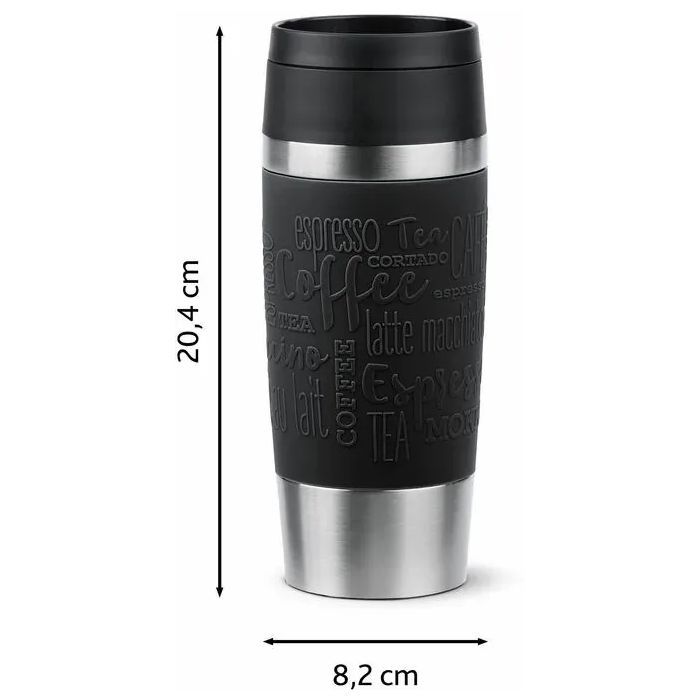Термокружка Tefal Travel Mug Classic, 360мл, нержавіюча сталь, синій (N2020310) изображение 4