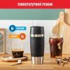 Термокружка Tefal Travel Mug Classic, 360мл, нержавіюча сталь, чорний (N2020210) зображення 5