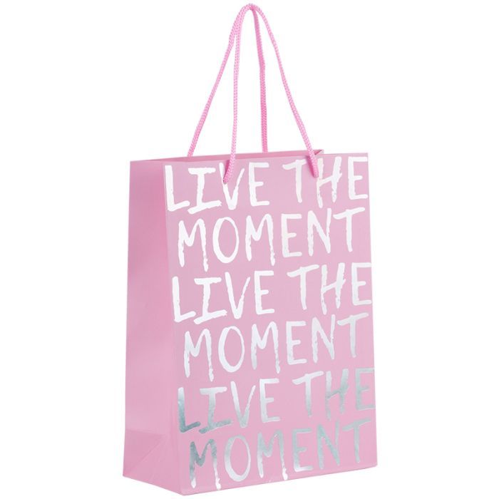 Подарочный пакет Axent бумажный Live the moment 18х24 см (8501-29-A)