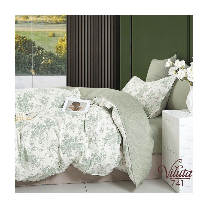 Постільна білизна Viluta 741 Сатин Twill євро (741_ev)