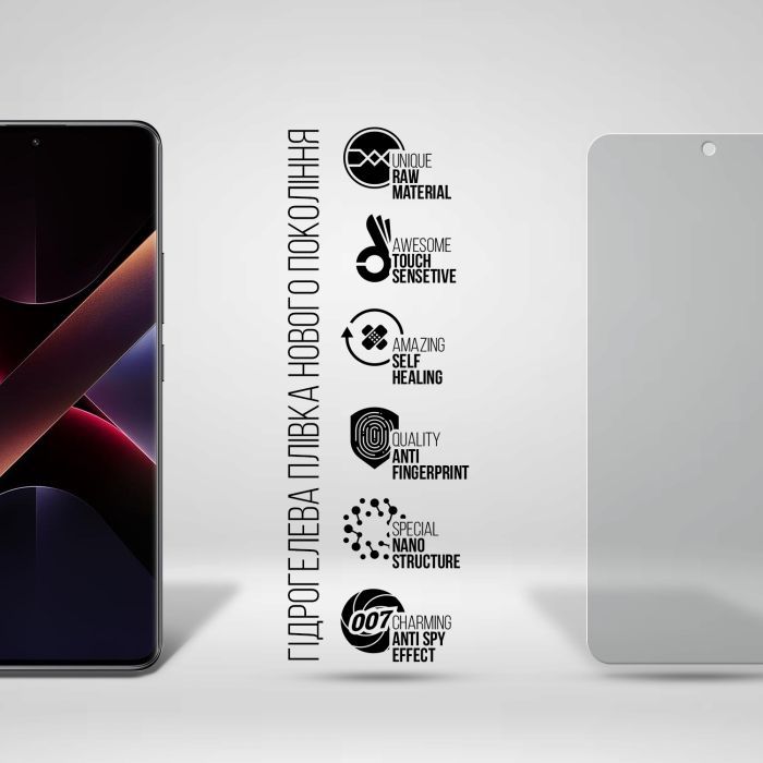 Плівка захисна Armorstandart Anti-spy Xiaomi Poco X7 (ARM82711) зображення 2