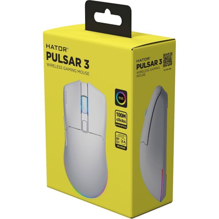 Мышка Hator Pulsar 3 Wireless White (HTM631) изображение 6