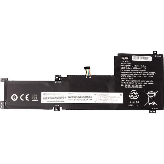 Аккумулятор для ноутбука LENOVO Ideapad 5-15 (L19L4PF1) 15.4V 4650mAh PowerPlant (NB482429)