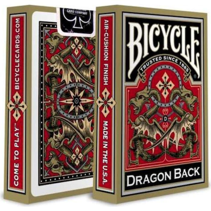 Карты игральные Bicycle Dragon Back (red, blue) (01830)