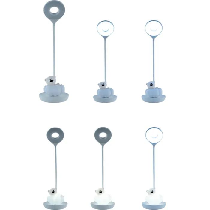 Настільна лампа Kite Cloudy Bear LED з акумулятором, рожева (K24-493-2-2) зображення 5