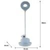 Настільна лампа Kite Cloudy Bear LED з акумулятором, рожева (K24-493-2-2) зображення 7