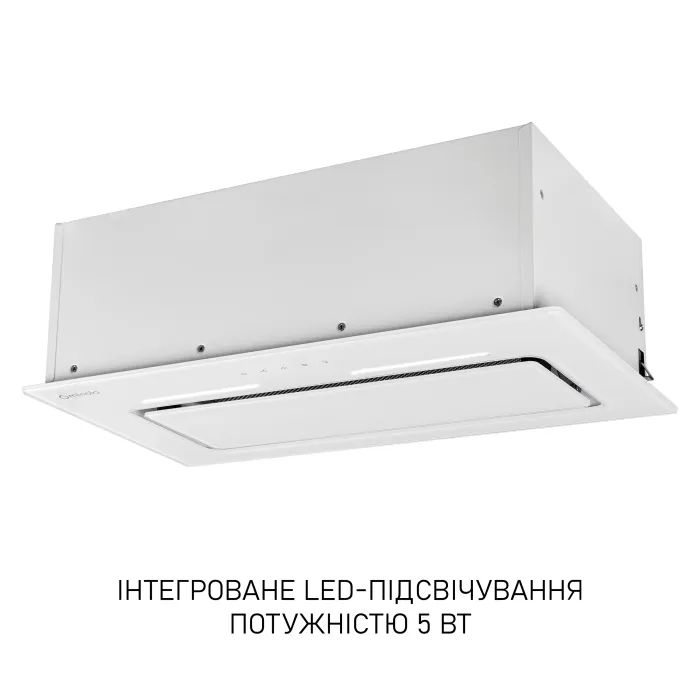 Витяжка кухонна Minola HBI 6473 WH GLASS 800 LED Line зображення 3
