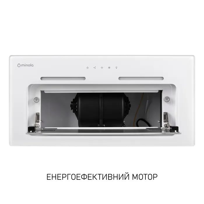 Витяжка кухонна Minola HBI 6473 WH GLASS 800 LED Line зображення 5