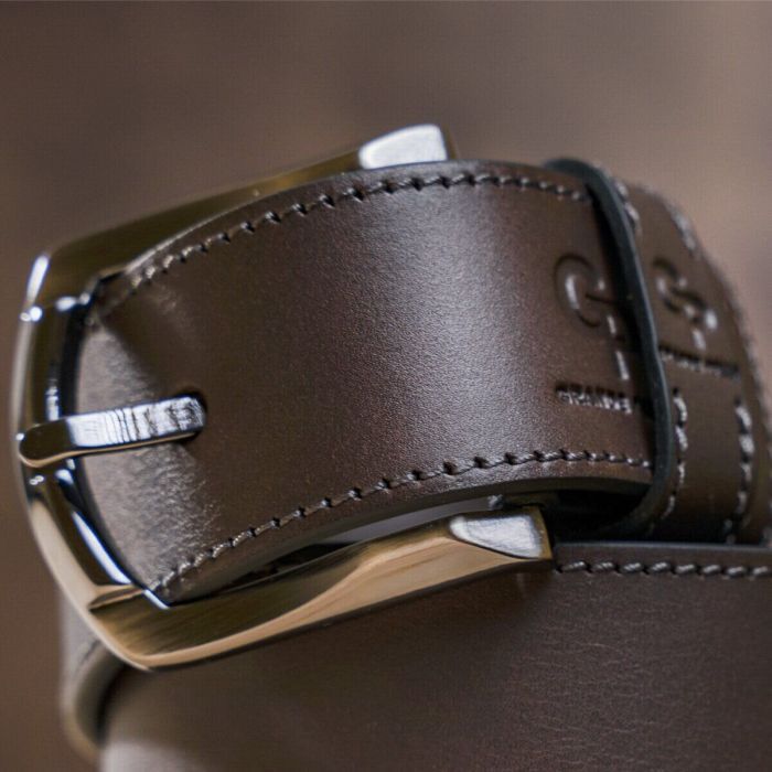 Ремінь Grande Pelle Джинсовий Коричневий (11158) зображення 6