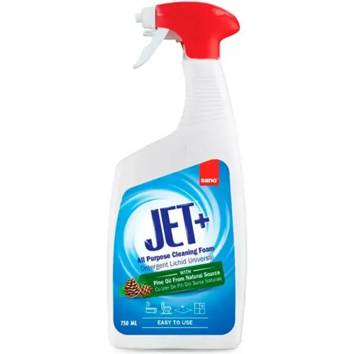 Пена для чистки ванн Sano Jet С сосновым маслом 750 мл (7290102992904)