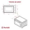 Электропечь Perfelli TRIMO 48 GREY изображение 12