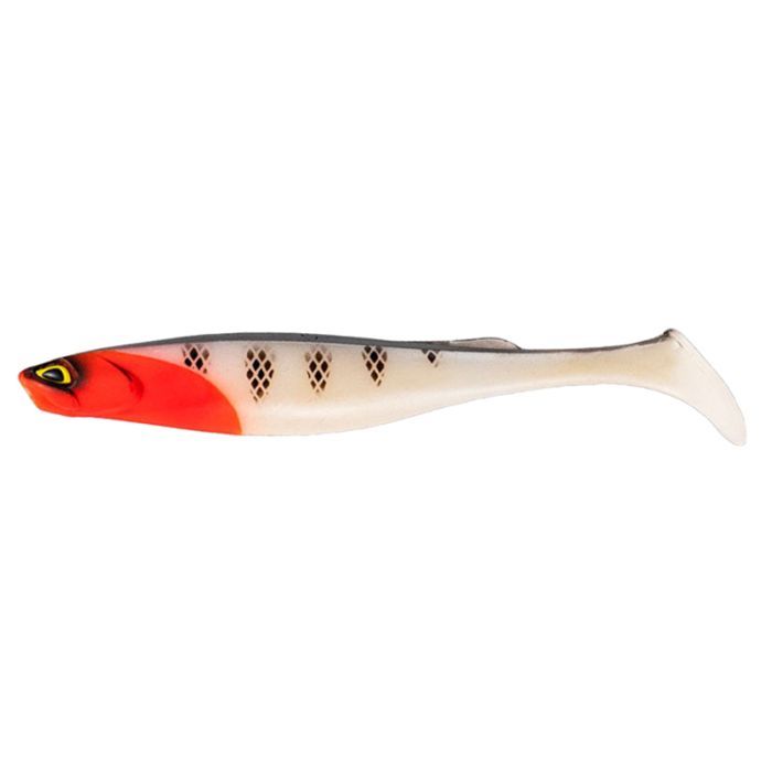 Силикон рыболовный FishUP RAM Shad 8" 357 - Red Head (1шт/уп) (1864.11.29)