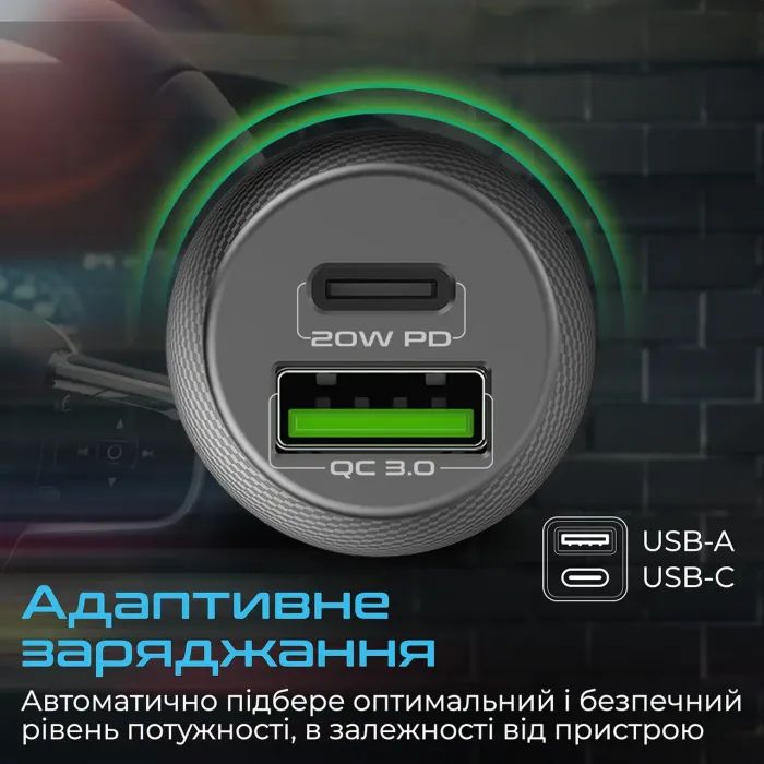 Зарядное устройство Promate drivegear-20w.black изображение 7
