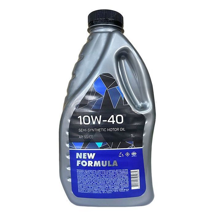 Моторное масло NEW FORMULA 10w-40 (SG/CD) кан. 1л ПЕТ (0,7кг) (NF197726)