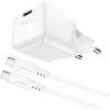Зарядное устройство Acefast USB-C 20W Gan A73 mini + USB-C cable Fast Charger White (6974316282655) изображение 2
