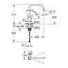 Змішувач Grohe QuickFix 304702430 (CV032190) зображення 5