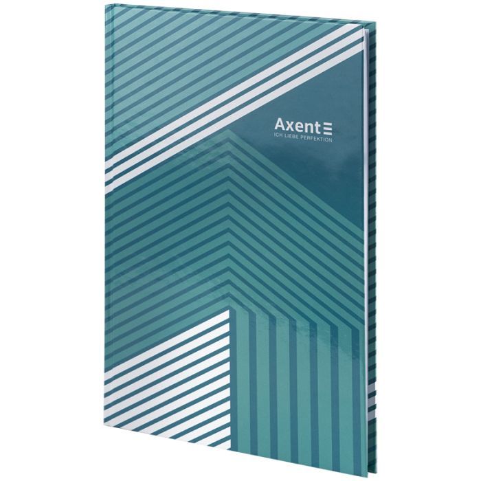 Книга записная Axent Lines А4, 96 листов, клетка, зеленая (8422-582-A) изображение 2
