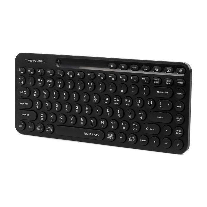 Клавіатура A4Tech FBK36C Wireless/Bluetooth Black (4711421000222) зображення 2