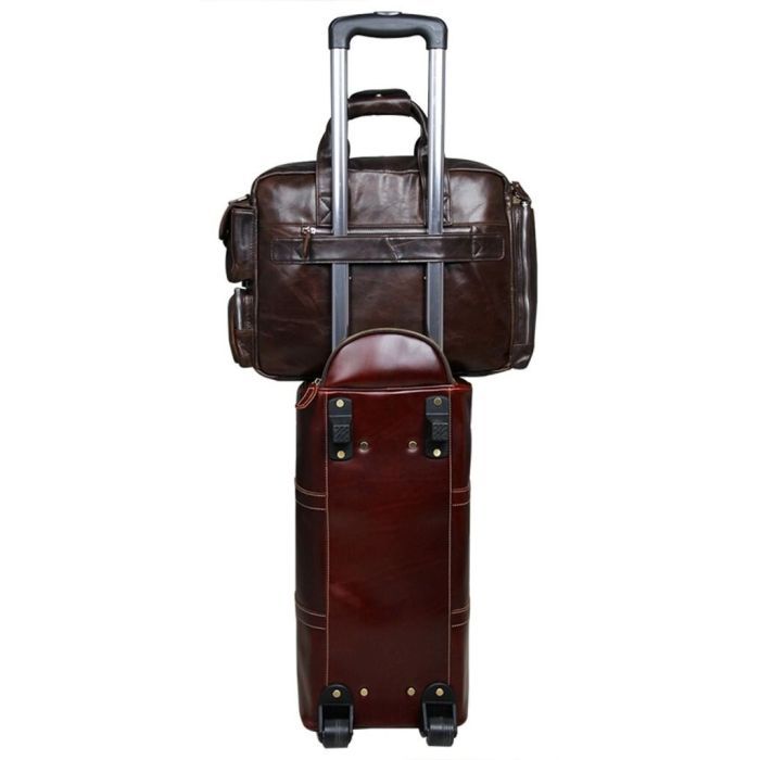 Сумка Vintage Коричнева (14370) зображення 12