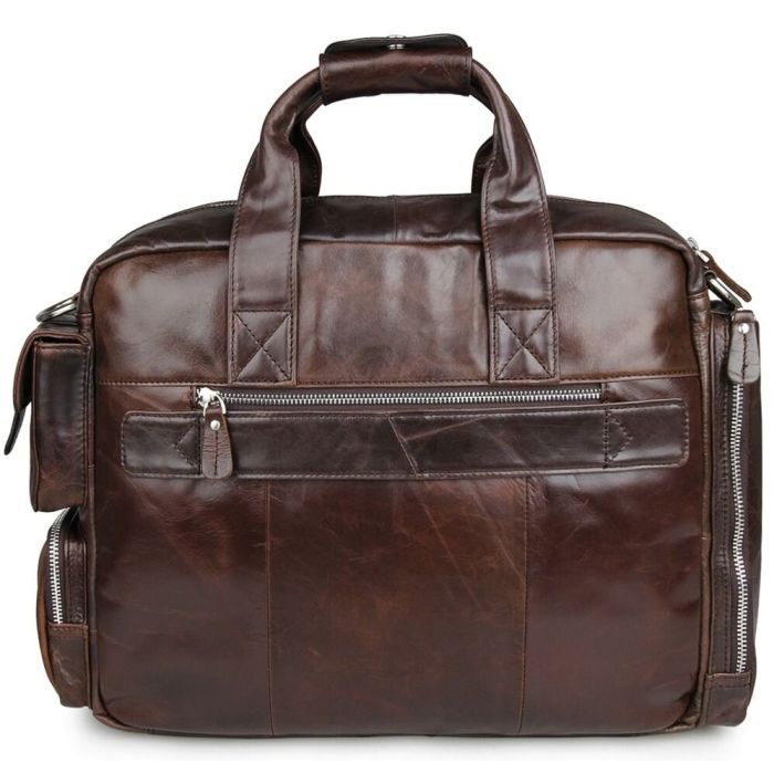 Сумка Vintage Коричнева (14370) зображення 7