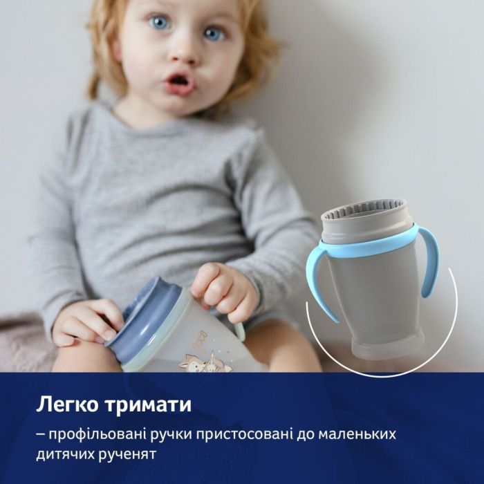 Поїльник-непроливайка Lovi 360 250 мл Night&Day Fox (1/611) зображення 8