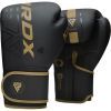 Боксерские перчатки RDX F6 Kara Matte Golden 8 унцій (BGR-F6MGL-8OZ) изображение 2