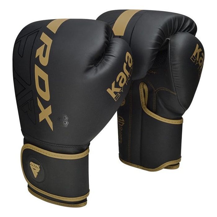 Боксерские перчатки RDX F6 Kara Matte Golden 14 унцій (BGR-F6MGL-14OZ) изображение 3