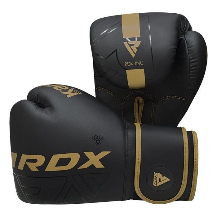 Боксерские перчатки RDX F6 Kara Matte Golden 14 унцій (BGR-F6MGL-14OZ) изображение 4