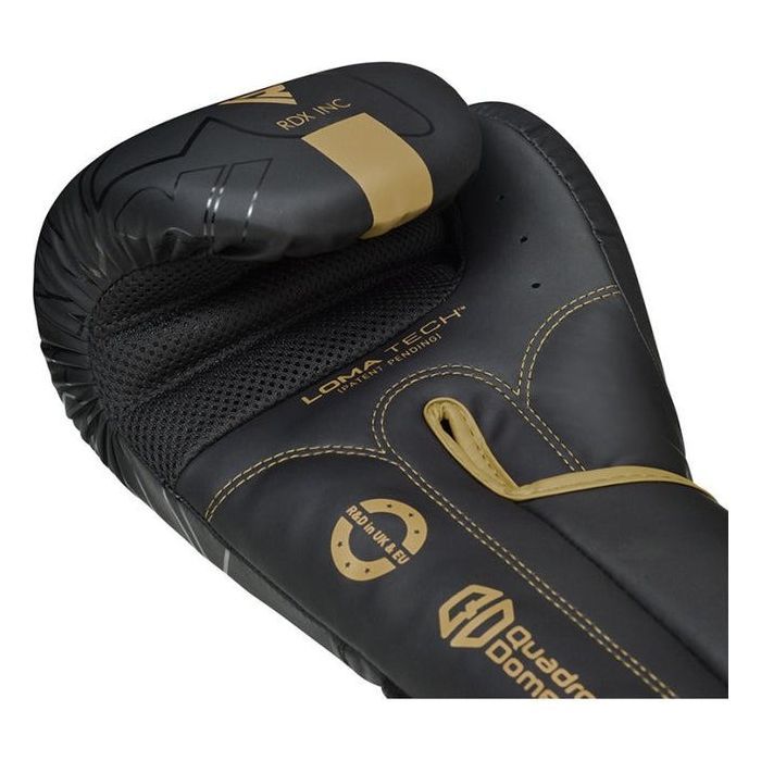 Боксерские перчатки RDX F6 Kara Matte Golden 14 унцій (BGR-F6MGL-14OZ) изображение 8