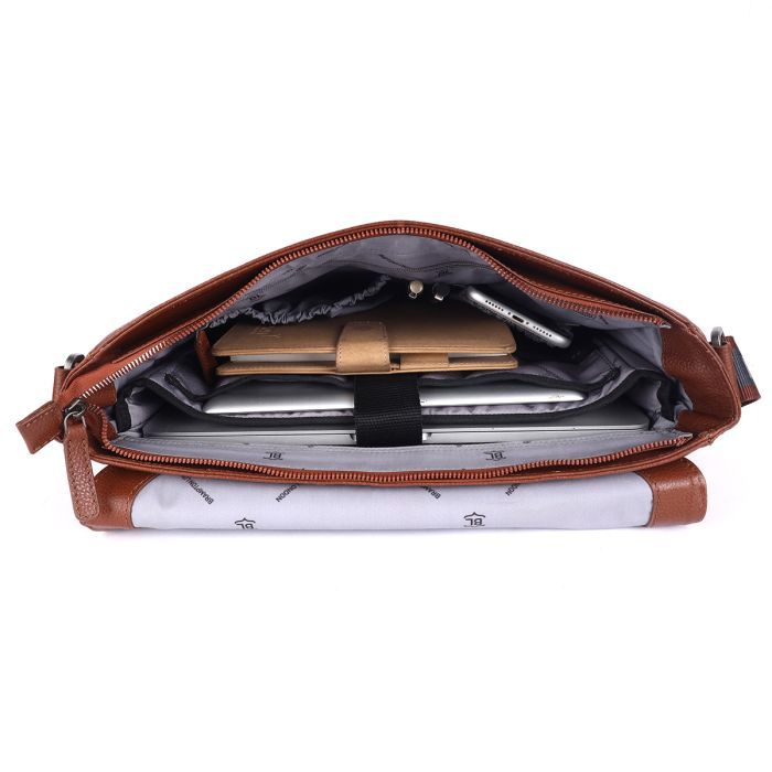 Сумка Brampton London Emissary Tan (64403 TAN) зображення 6