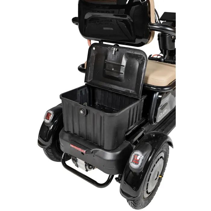 Электроскутер Atlas Elegant Trike 800W Black (4016) изображение 11
