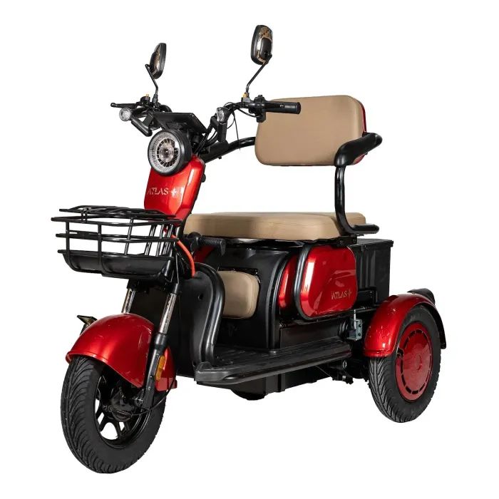Электроскутер Atlas Elegant Trike 800W Black (4016) изображение 2