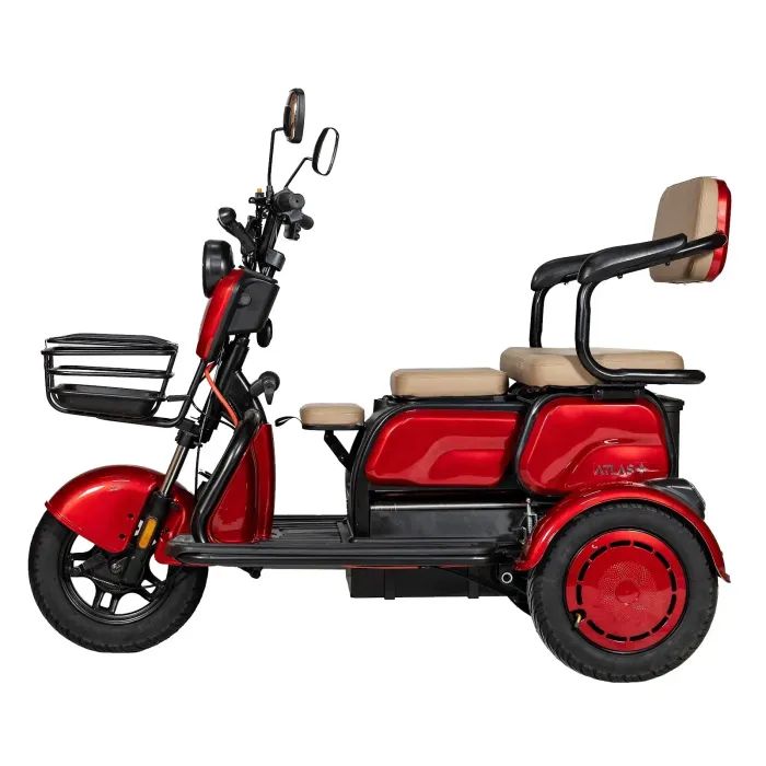 Электроскутер Atlas Elegant Trike 800W Black (4016) изображение 3