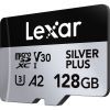 Карта памяти Lexar 128GB microSDXC class 10 UHS-I U3 V30 A2 Professional Silver (LMSSIPL128G-BNANG) изображение 2
