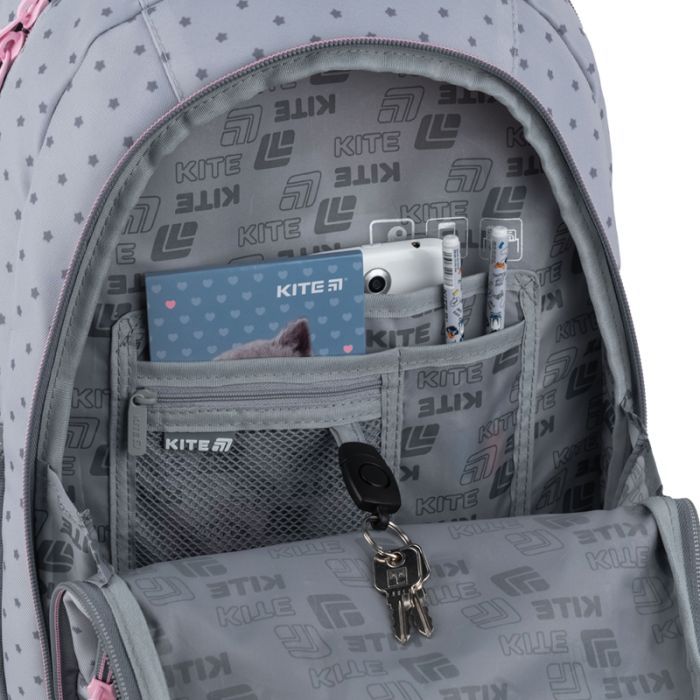Рюкзак школьный Kite Education teens 905M Hello Kitty (HK25-905M) изображение 11