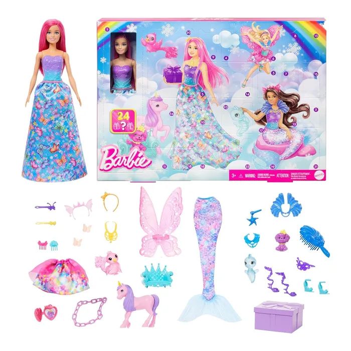 Игровой набор Barbie Адвент-календарь Фантастический мир (HRG90)