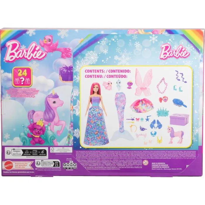 Игровой набор Barbie Адвент-календарь Фантастический мир (HRG90) изображение 6