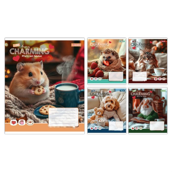 Зошит 1 вересня Charming А5 24 аркушів лінія (768188)