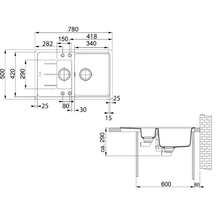 Мойка кухонная Franke Basis BFG 651-78 (114.0667.448) изображение 2
