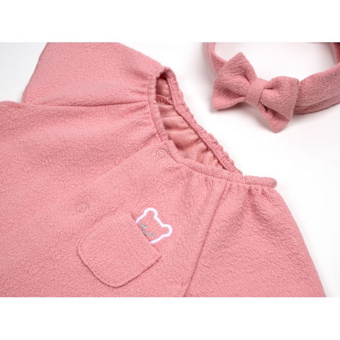 Боди детское Miniworld с повязкой (16988-62G-pink) изображение 3