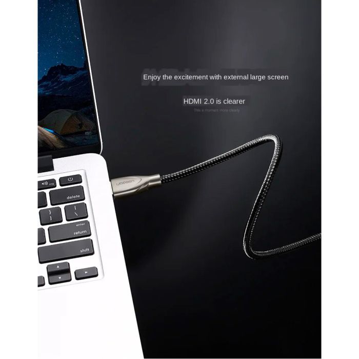 Кабель мультимедійний HDMI M to HDMI M 1.0m gray Ugreen (UGR-50106) зображення 12