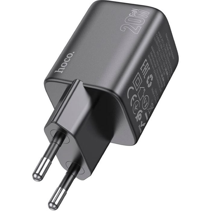 Зарядное устройство HOCO N40 Mighty USB-C PD20W Black (6942007616966) изображение 2